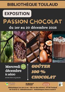 Exposition Passion Chocolat à la bibliothèque